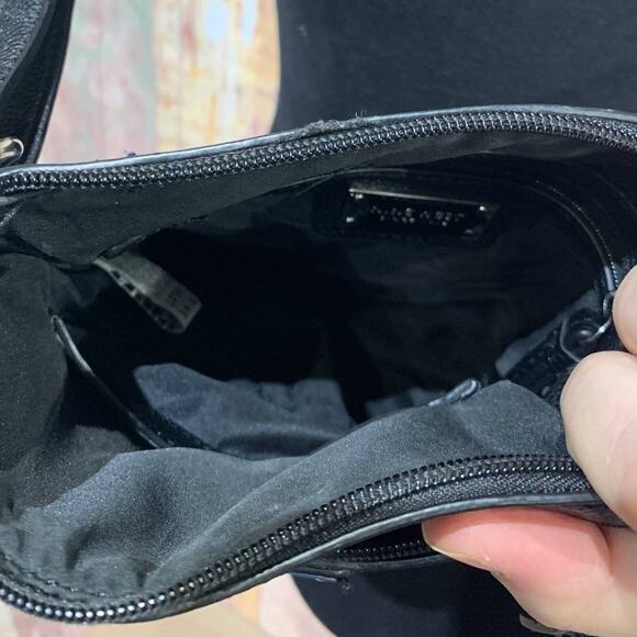 Upcycled Hand Printed Ukraine Flag Slava Ukraini Artist Fundraiser Crossbody Bag - Picture 4 of 6